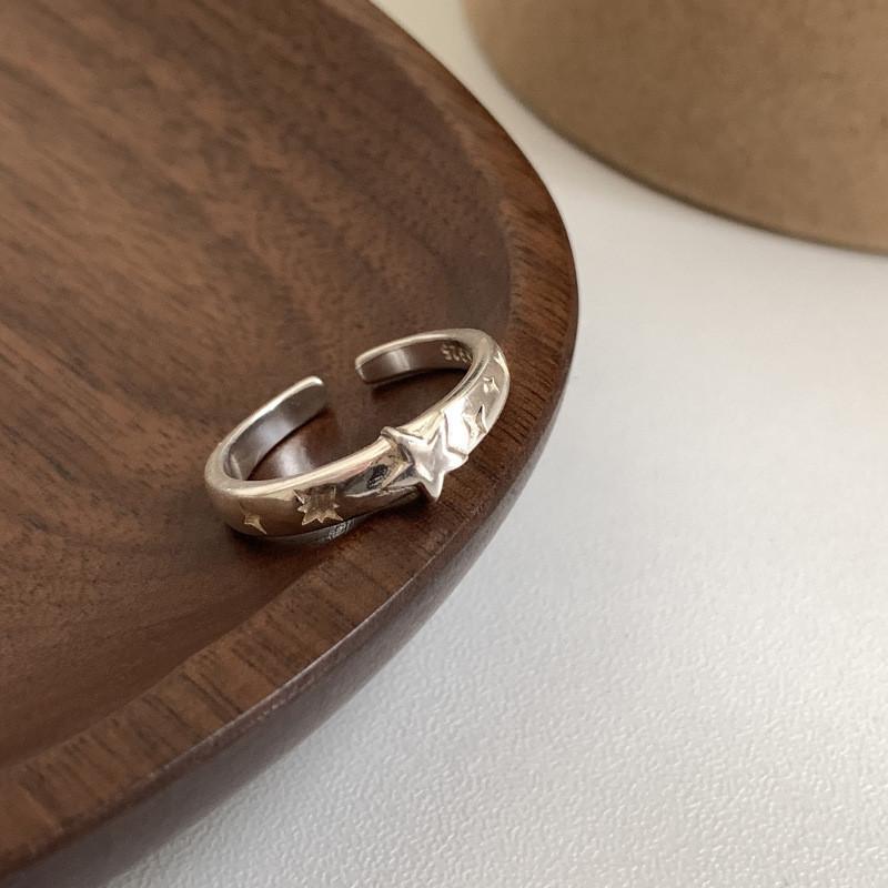 

Fashionable Gentle And Adjustable Star Ring For Women Unique Jewelry Copper J5625