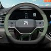 D Shape Anti-slip Leather Steering Wheel Covers Handlebar Cover All Seasons for RISING R7/F7 Interior Accessories