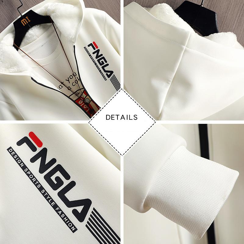 Autumn Winter Men's Coat Trench Coat Men Autumn Men's Plush Casual Jackets Trench Coat