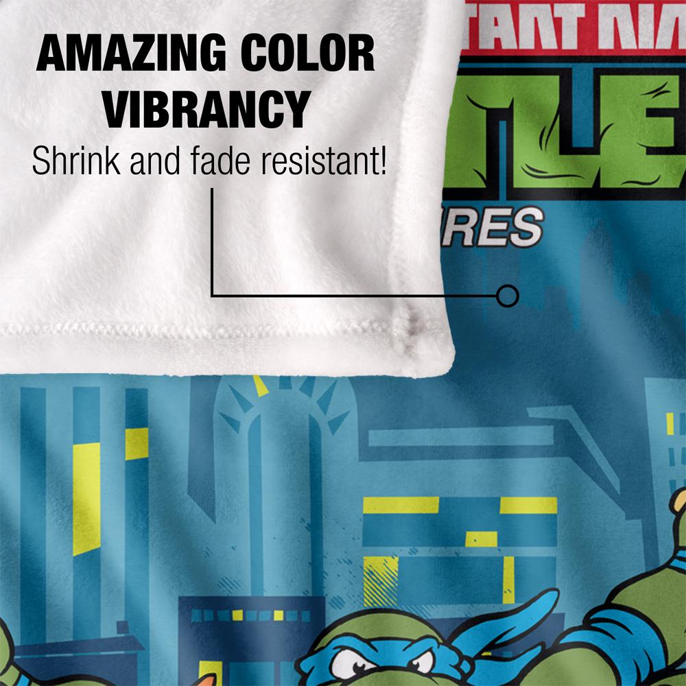 TMNT Comic Cover No.21 Silky Supersoft Blanket
