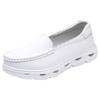 ANZUEN Women's Soft Sole White Flat Shoes