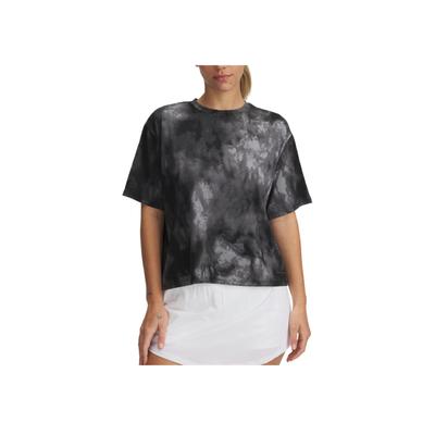 Rush Comfortable Breathable Fashionable Simple Versatile Short Sleeve Drop Shoulder T-Shirt Women T-Shirts Titanium-Gray 1373974-035