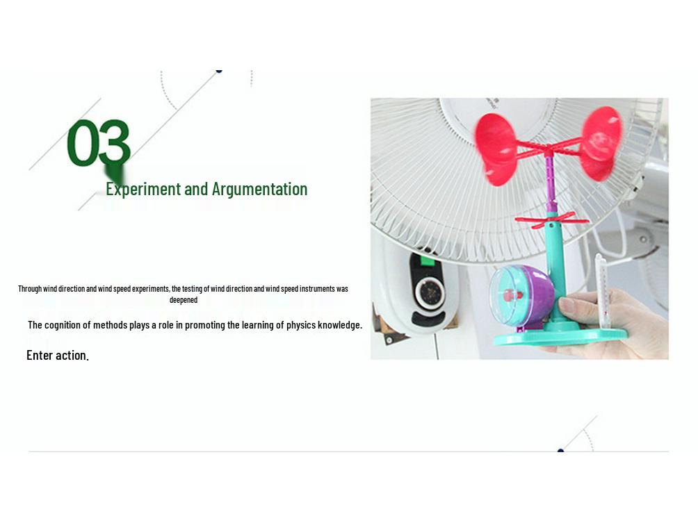Children's Educational Science DIY: Wind Speed & Direction Experiment Model