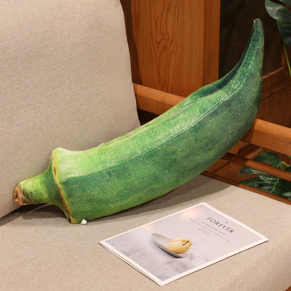 Realistic Details Vegetable Stuffed Toy Soft Plush Veggie Plush Doll Birthday Gifts