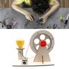 Hand Cranked Generator Power Set Wooden DIY Manual Science Experiment Educational Generator Projects for Boys Girls