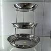 Stainless Steel Double Layer Seafood & Dessert Platter Stand