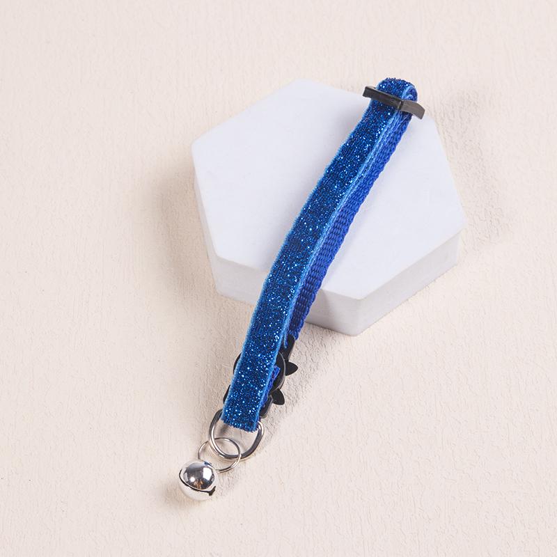 1PC Reflective Breakaway Cat Collar Safety Elastic Adjustable Neck Strap With Bell For Kitten Puppy Pet Leash Accessories