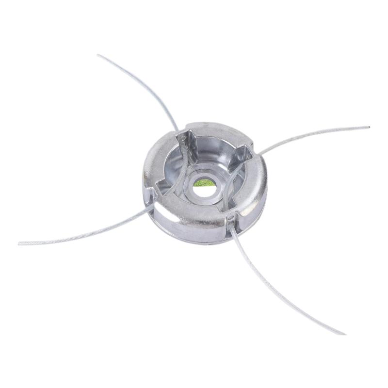 1Pc Wire Rope Weed Head Accessories 15mm Aluminum Trimmer Head Through Hole Fit String Trimmer Replacement Head