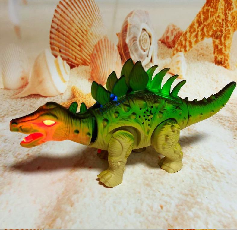 Kids' Electronic T-Rex Dinosaur Toy with Lights, Sound, and Walking Motion - Perfect Gift for Boys