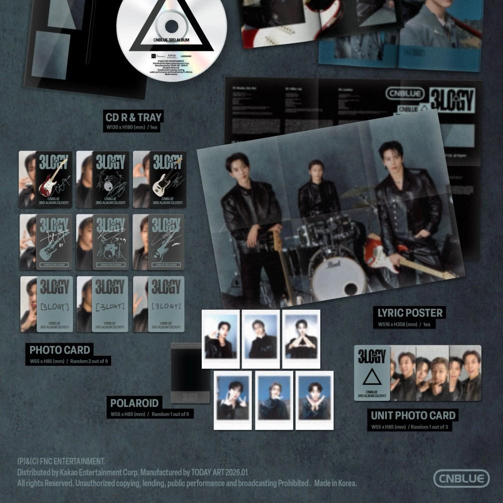 CNblue [3LOGY] 3rd Album] SLEEVE Version