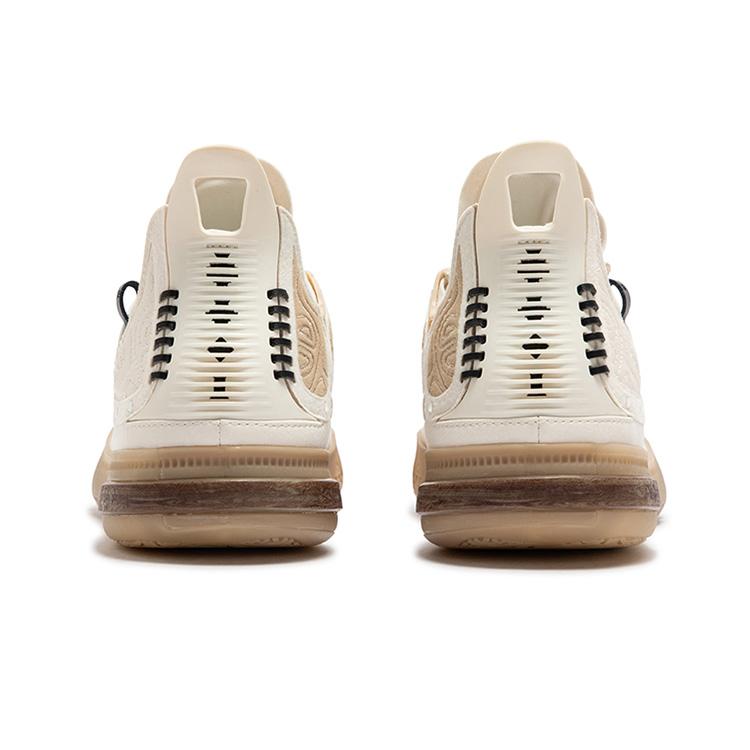 new 361° Joker 1 GT Cushioning, Slip Resistant, And Abrasion Resistant Low Top Basketball Shoes Men's Lotus Seed White
