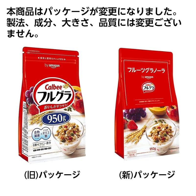 By Amazon Calbee Frugra 950g