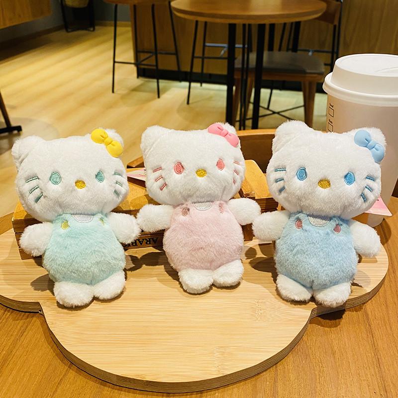 Adorable Dopamine Kk Cat Keychain Plush Bag Pendant Cute Gift For Women And Girls