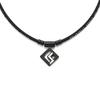 Colantotte SPORTS PRO Magnetic Titanium Necklace SG160 CO Magnetic Necklace S160 Loop: Black and White Top: Black Titanium and White L 51cm