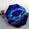 1pc Sea Turtle Folding Umbrella | Elegant Design, Fashionable Accessory, Durable Construction, Sturdy Ribs Yy251107101