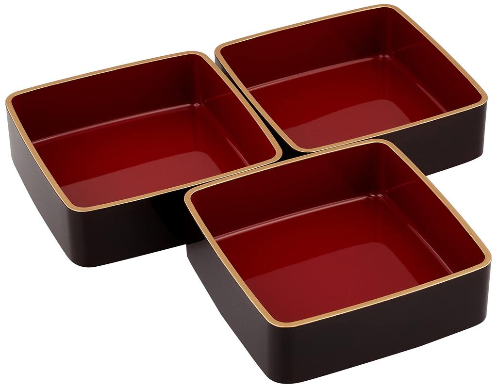 Mitani Yamanaka Lacquerware Yamanaka-nuri Tame-nuri Miyako Sandanju 5.0 Tamebuchi Kin-nuri 3860