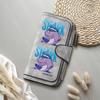 Cute Cartoon Shark Women Purse Large Capacity Long Wallet Fashion Casual Card Holder Portable Daily Use Clutch