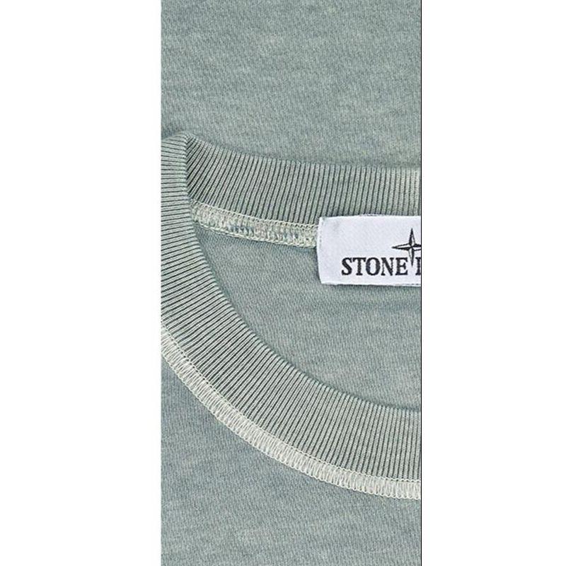 Stone Island Logo Badge Design Round Neck Short Sleeve T-Shirt Unisex T-Shirt 791523757-V0155