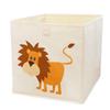 Animal Themed Foldable Toy Storage Box for Kids Cube Organiser Bin with Handles Large Capacity Playroom Organiser