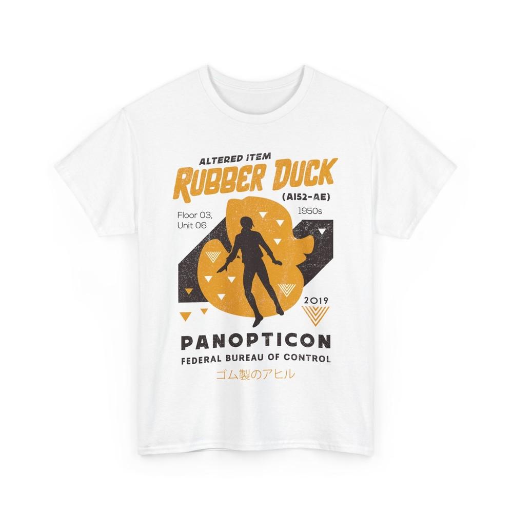 

Rubber Duck Altered Item Unisex T-Shirt. Control Video Game. FBC. Alan Wake. 2XL