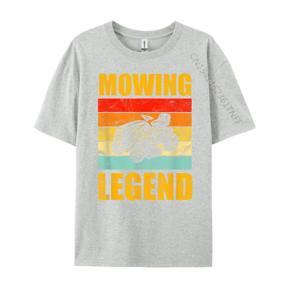 Funny Lawn Mower Mowing Legend Yard Work Lawn T Shirt Men 100 Cotton Shirts Memorial Day Graphic Tshirts