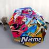 Personalized Name K-KPop Demon Hunters Print Umbrella - Automatic Open/Close, Eight-Rib Durable Frame, Automatic Folding Umbrella