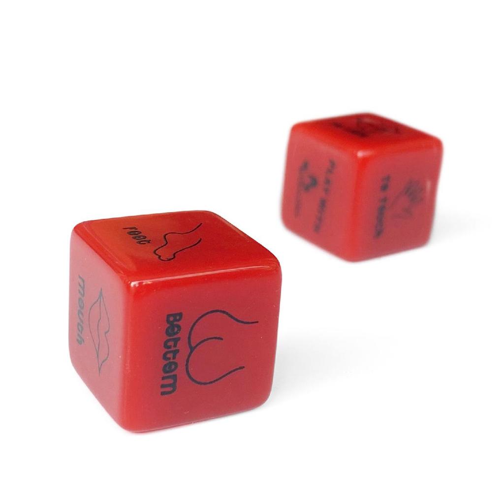 Red Sensation Dice: Adult Erotic Teasing Toys