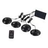 LED Solar Light High Brightness IP65 Waterproof Infrared Remote Control Solar Ceiling Lamp for
