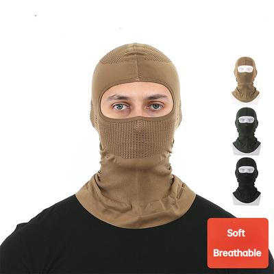 Atmungsaktive Kopfbedeckung zum Angeln Mehrzweckschal Frühling Sommer Radfahren Gesichtsmaske Sonnenschutz Winddicht für Militär Klettern Angeln