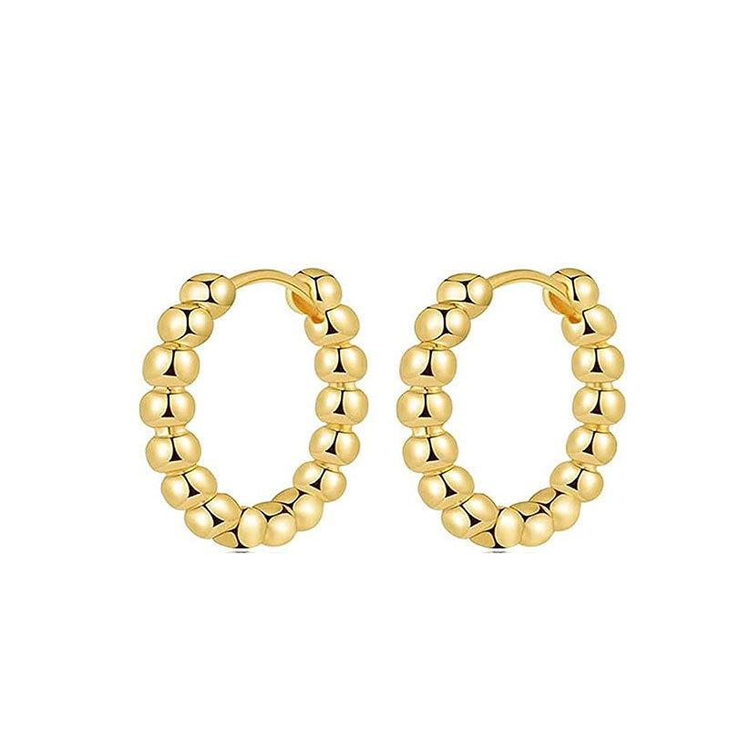 Stainless Steel Ear Barbels Ear Ring Star and Moon Ear Hoops Versatile Ear Pinning Accessories