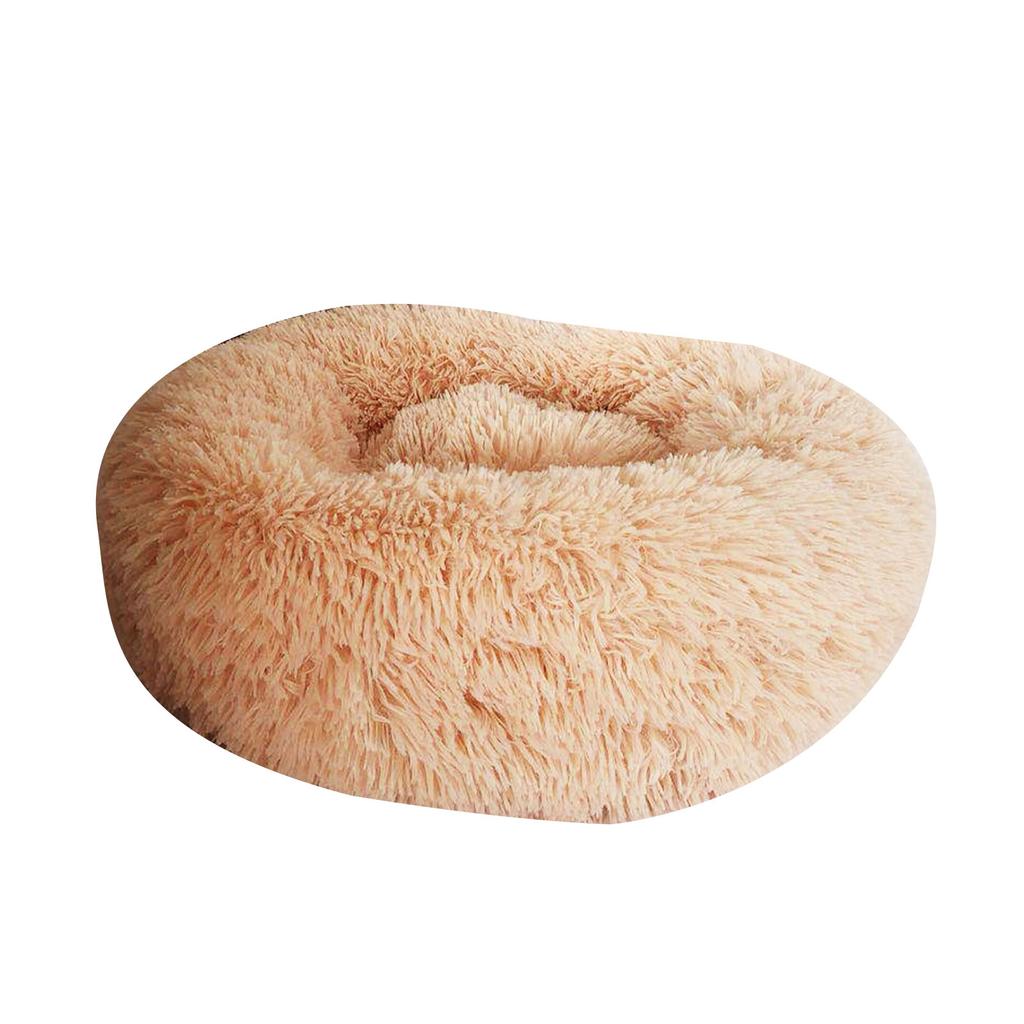 Cat Cushions Bed Multiple Size and Color Winter Soft Round Sofa Bed Cat Bed for Indoor Cat Furry Sofa