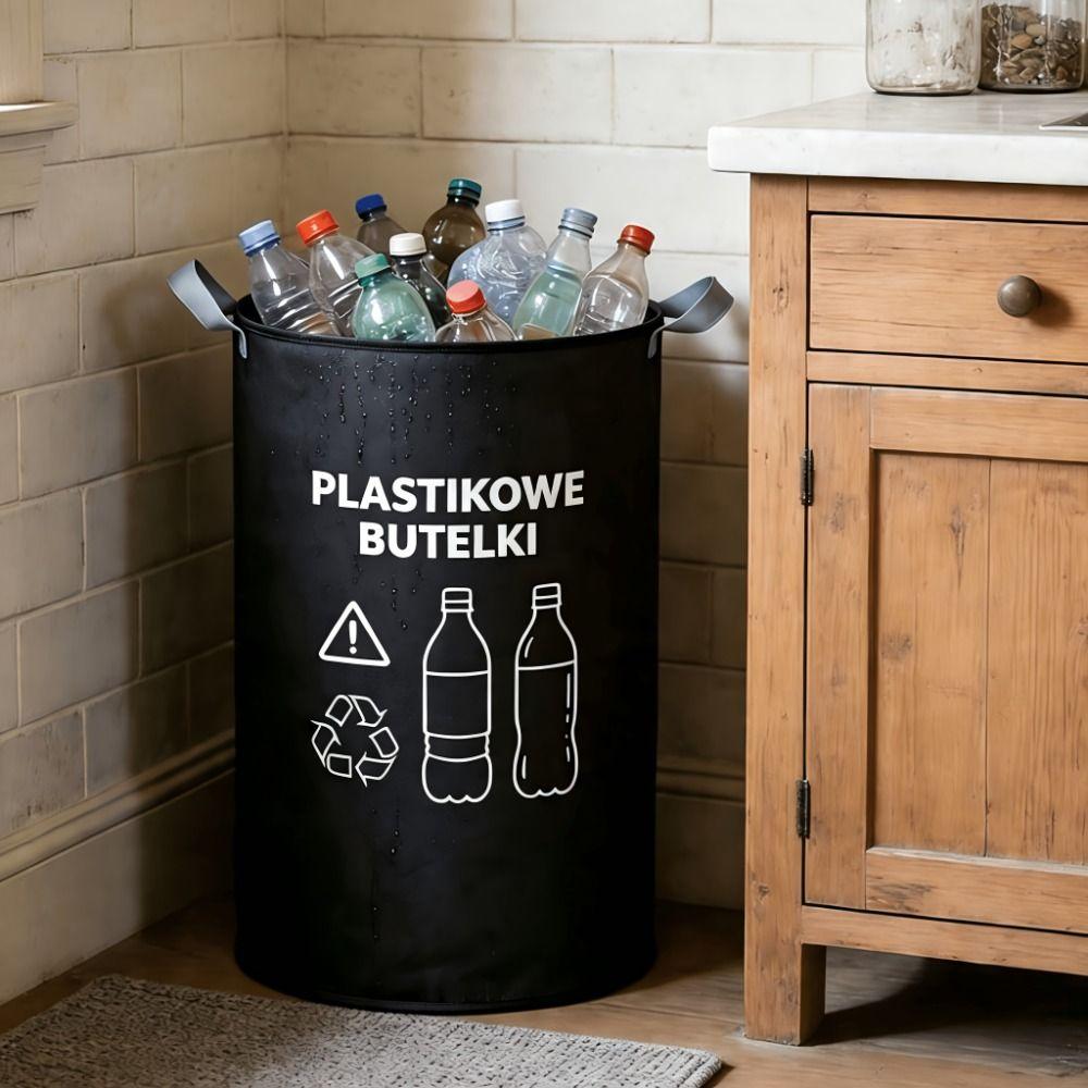 Foldable Collapsible Storage Bin Oxford Cloth Bottle Recycling Container Kitchen Classification