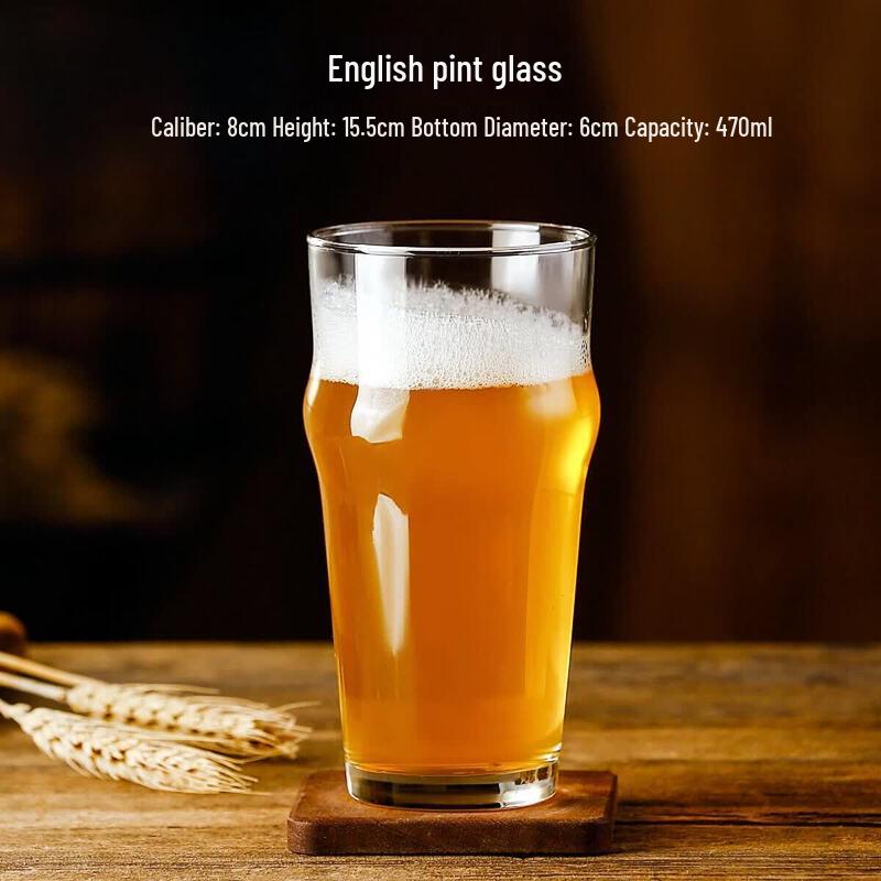 Large Craft Beer Glass Mug