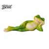 Small Outdoor Garden Decor Micro Landscape Ornament Mini Frog Violin Playing Statue