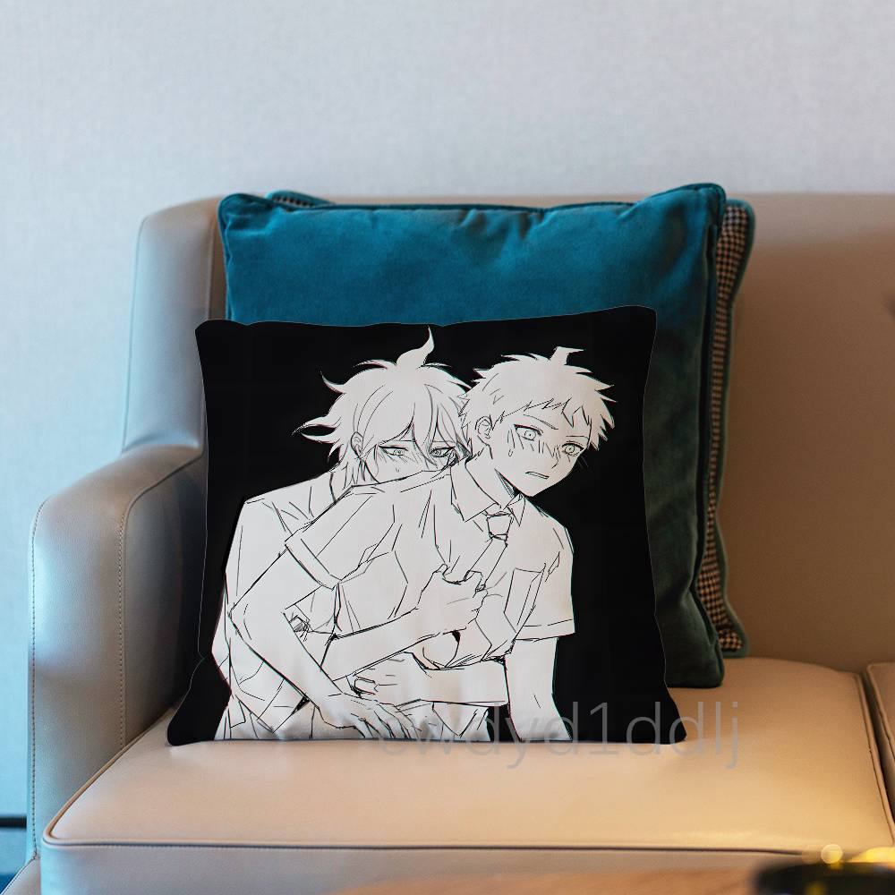 Н-Нагито Хадзимэ Аниме Наволочка Чехол для подушки Декор Наволочка Чехол для подушки с принтом Для дивана 30cmx30cm