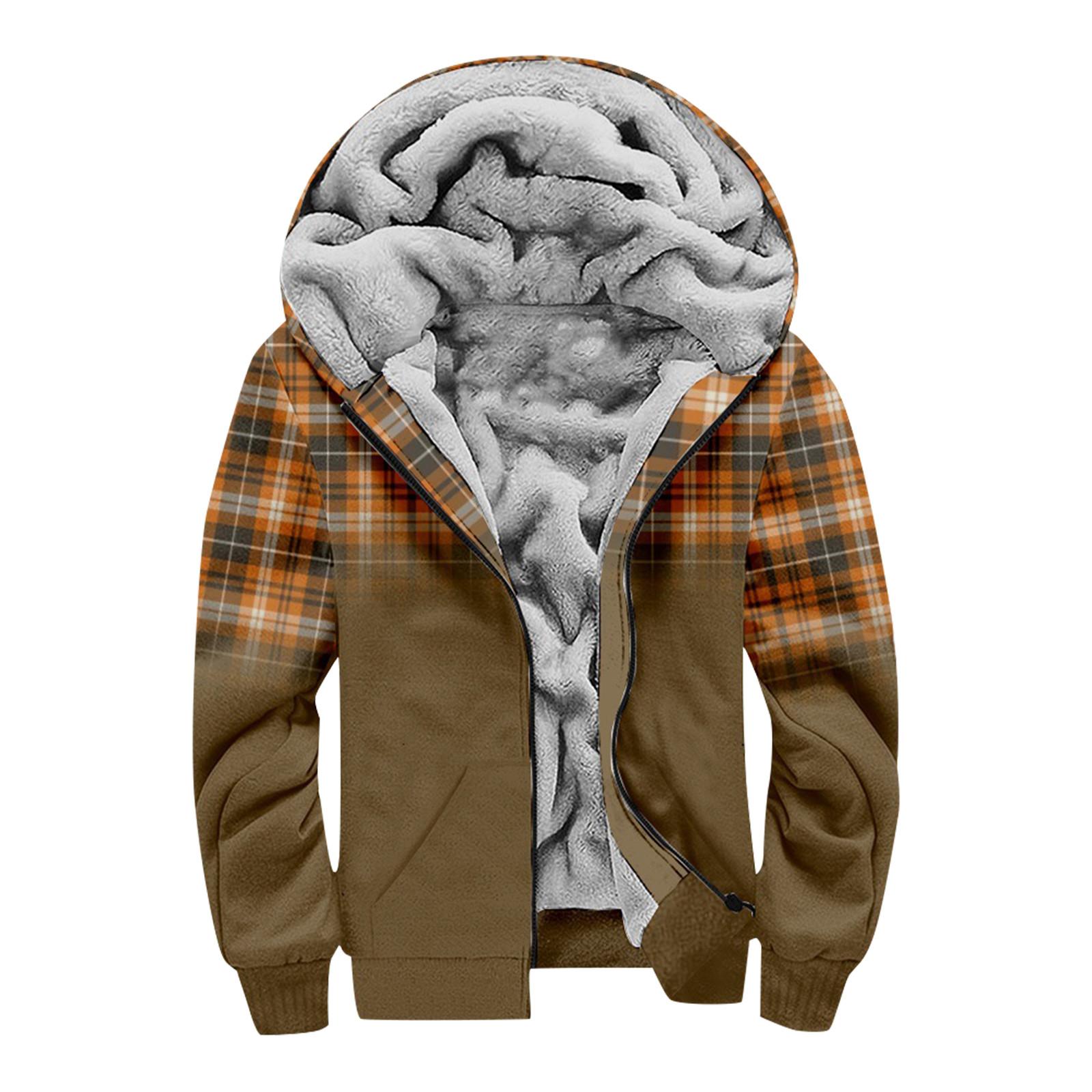 

Чоловічий товстий зимовий бавовняний костюм з довгим рукавом і блискавкою з принтом XXXXL хакі