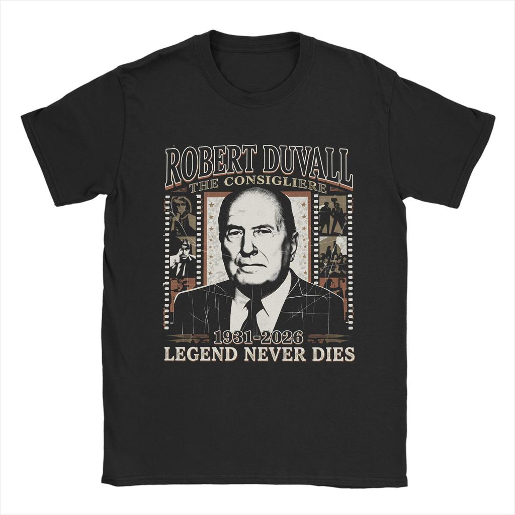 Robert Duvall TShirt Summer  Harajuku TShirts Mens  Cotton Breathable Oversized Clothing ShortSleeve Vintage Tops