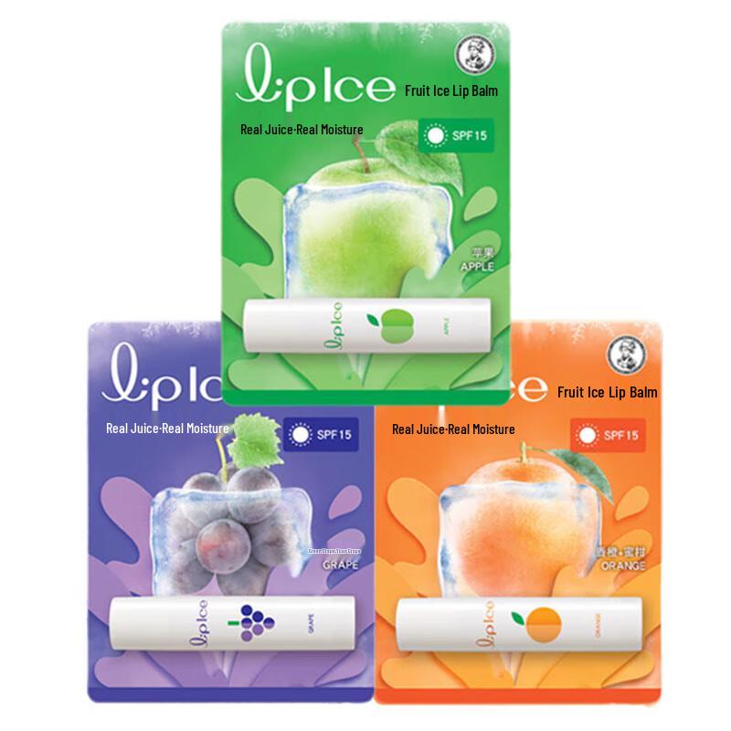 

Mentholatum Fruit Ice Lip Balm 3-Pack