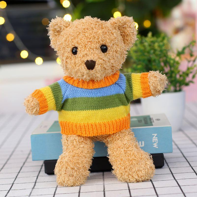 Cute Sweater Bear Plush Toy Doll Teddy Bear Doll Birthday Gift