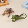 Horned Lizard Green Iguana Figurine Desktop Ornaments Action Figures Wildlife Educational Toy For Boys Girls