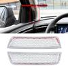 For Hyundai Tucson NX4    Accessories Interior Door Loudspeaker Audio Speaker Cover Trim Bezel Cover Silver Garnish