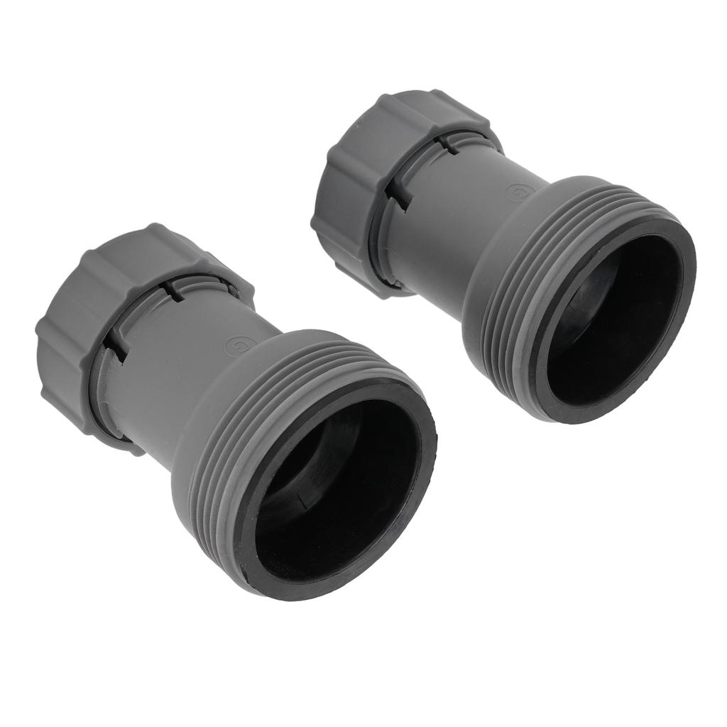 2 Stück Poolschlauchadapter 1,5 Zoll auf 1,25 Zoll Schlauchkonvertierungsadapter für Aufstellpool-Filterpumpe