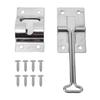 RV Door Holder Stainless Steel T Style Trailer Door Holder Catch for Cargo Trailers Camping Vehicle Trucks 4 Inch