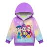 Girls Hoodie 3D Cartoon Jacket Sweatshirt Music Zip Hooded Long Sleeve Tops