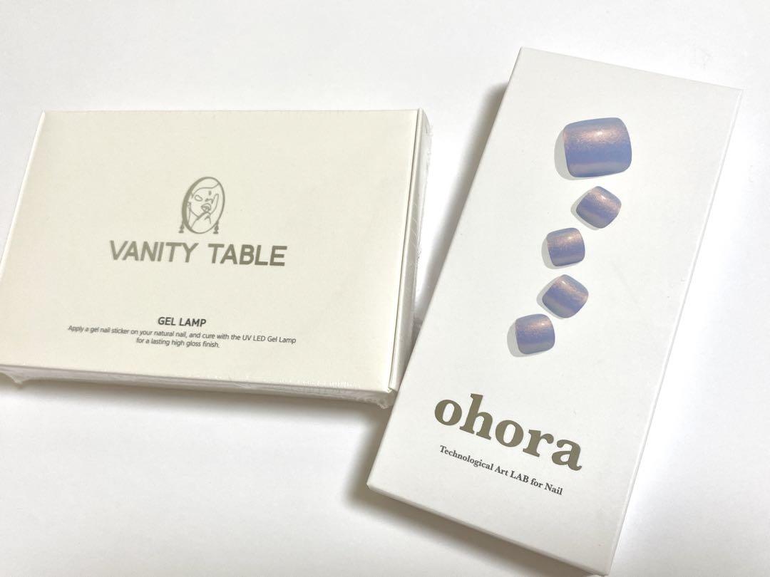 

[USED] ohara semi cure gel korean nails foot nails gel lamp nail stickers