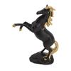 Horse Sculpture Ornament Decorative Auspicious Wealth Craft Resin Standing Horse Statue for Cabinet
