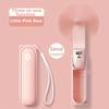Portable Handheld Fan with Night Light, Mini Power Bank 1200mAh Lithium Battery, USB Charging, 2 Speed Adjustable, Foldable Design,Outdoor Travel Use