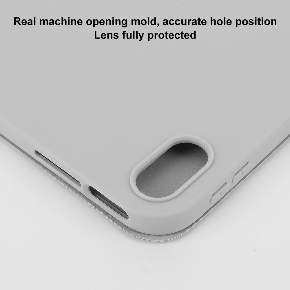 Case for iPad 10th Generation 10.9 Inch 2025 Auto Sleep/Wake Protective Smart Cover with Soft Silicone Back with Stand