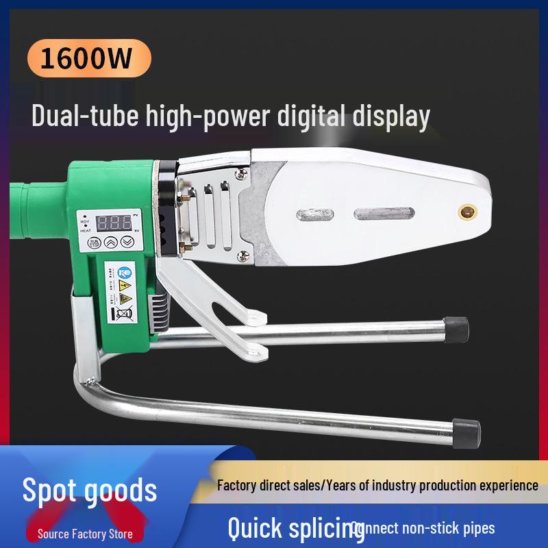 PPR Water Pipe Hot Melt Welding Machine with Dual Tube Design for Household & Engineering.