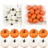 6/12pcs Simulated Pumpkin 5.5cm Plastic Halloween Family DIY Decoration for Parties and Festivals Mini Vegetable Model TMZ